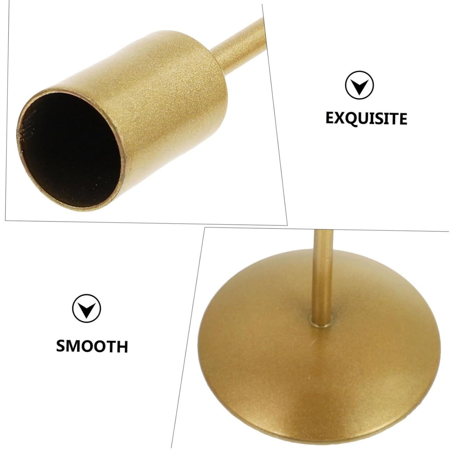 Modern Iron Candle Holder Decorative Table Stand by Araish Khana