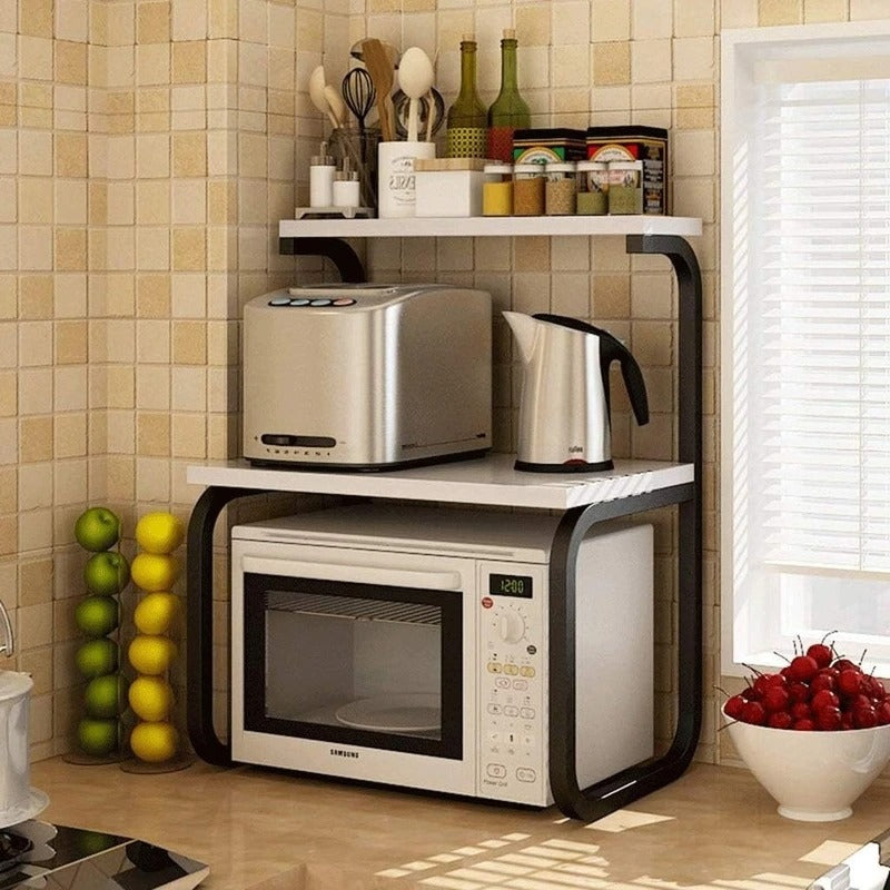 Kitchen & Microwave Oven Rack Space-Saving Storage Stand