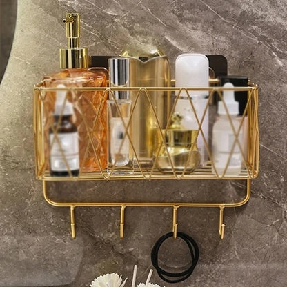 Multipurpose Wall-Mounted Storage Rack Space-Saving Organizer by Araish Khana